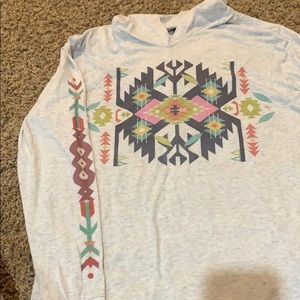 Aztec long sleeve tee shirt